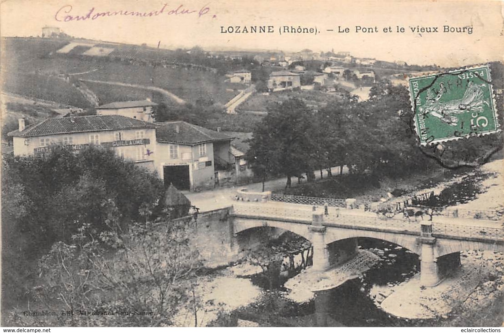 Lozanne         69         Le Pont Et Le Vieux Bourg       ( Voir Scan) - Autres & Non Classés