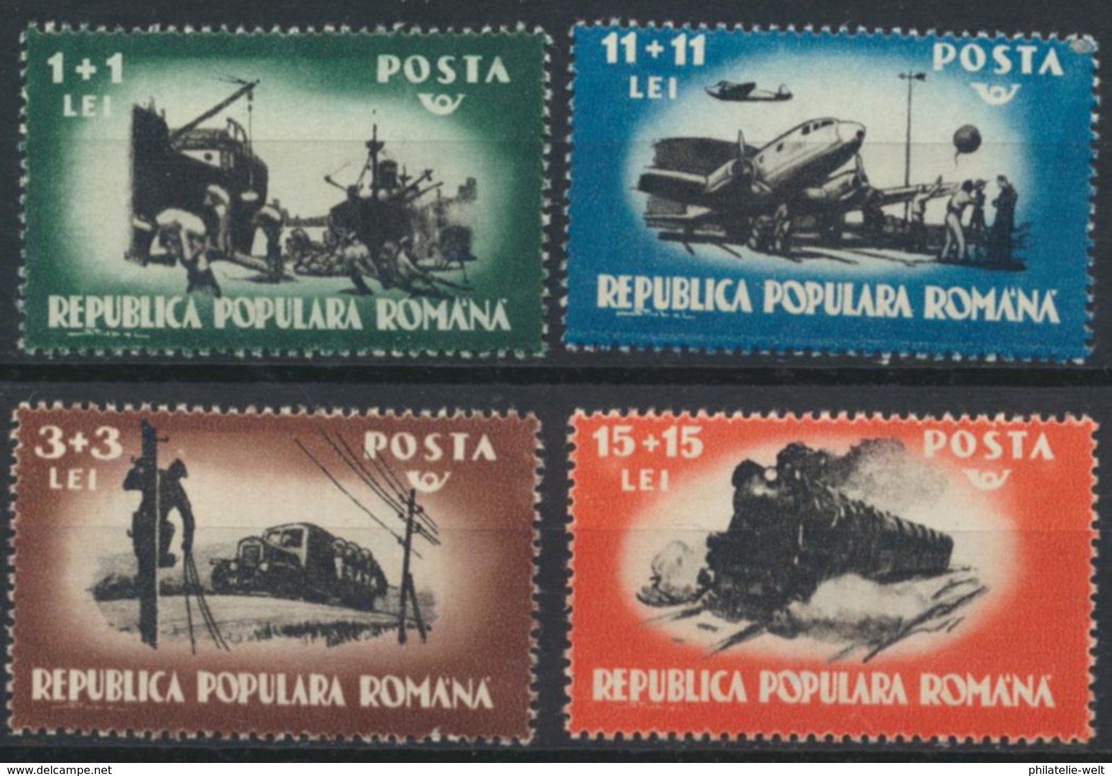 Rumänien 1165/68 ** Postfrisch - Unused Stamps