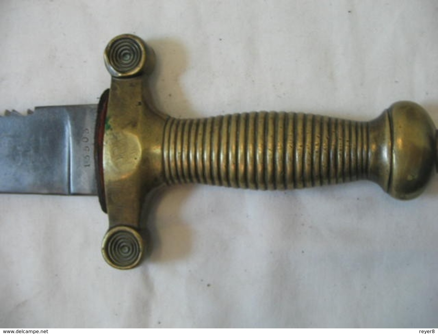 Glaive De Pionnier - Dents De Scie,old Sword , Sabre XIX - Messen