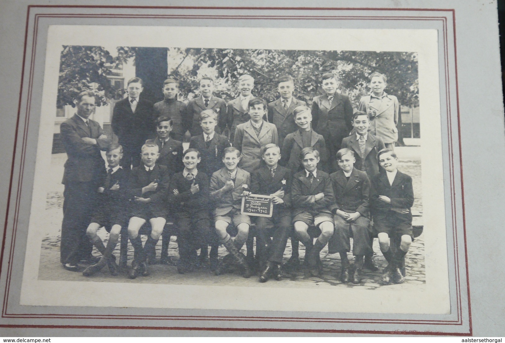 Aalst St Camielschool 1941-1942 Klasfoto - Ohne Zuordnung