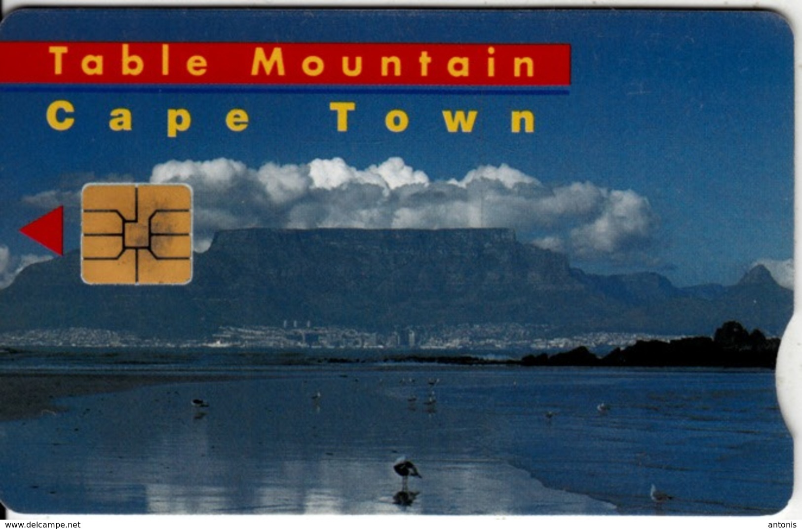 SOUTH AFRICA - Table Mountain/Cape Town, Telkom Telecard, Exp.date 08/02, Used - Landschaften