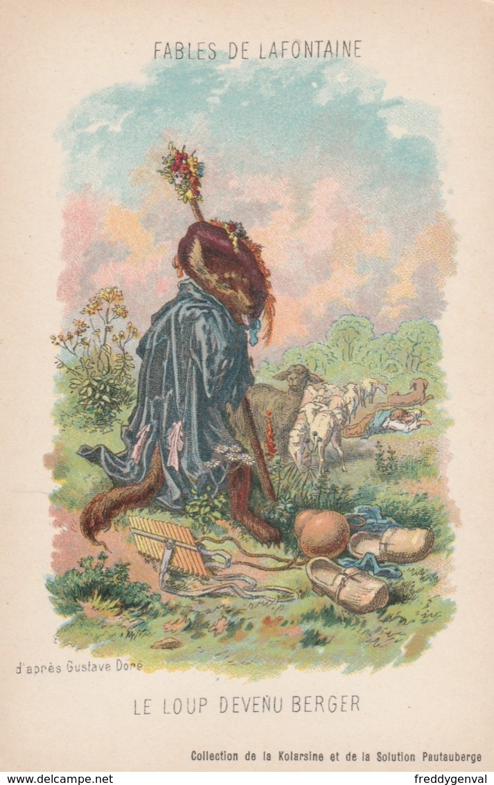 FABLE DE LA FONTAINE LE LOUP ET L,AGNEAU - Contes, Fables & Légendes