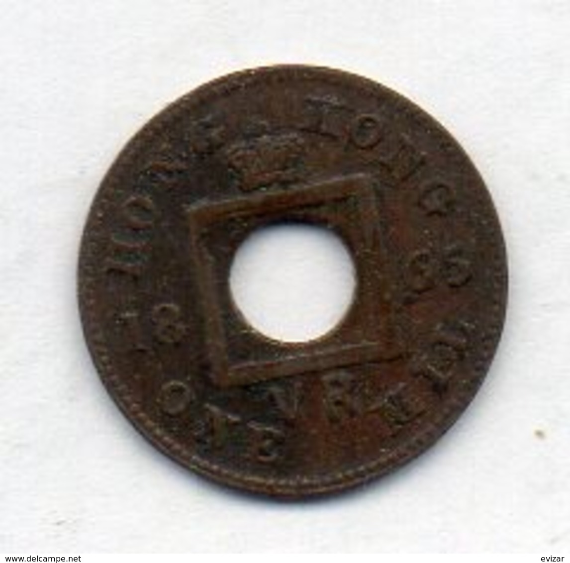 BRITISH HONG KONG, 1 Mil, Bronze, 1865, KM #2 - Colonias