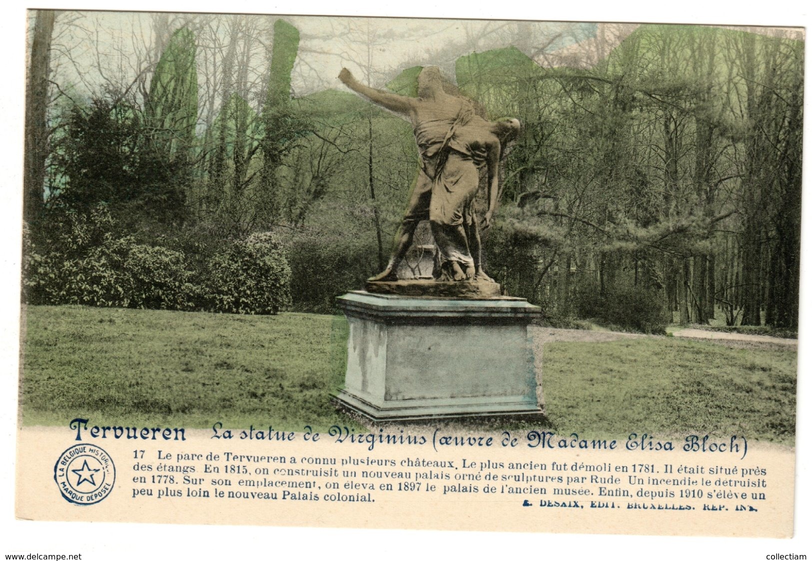 TERVUEREN - La Statue De Virginius - Tervuren