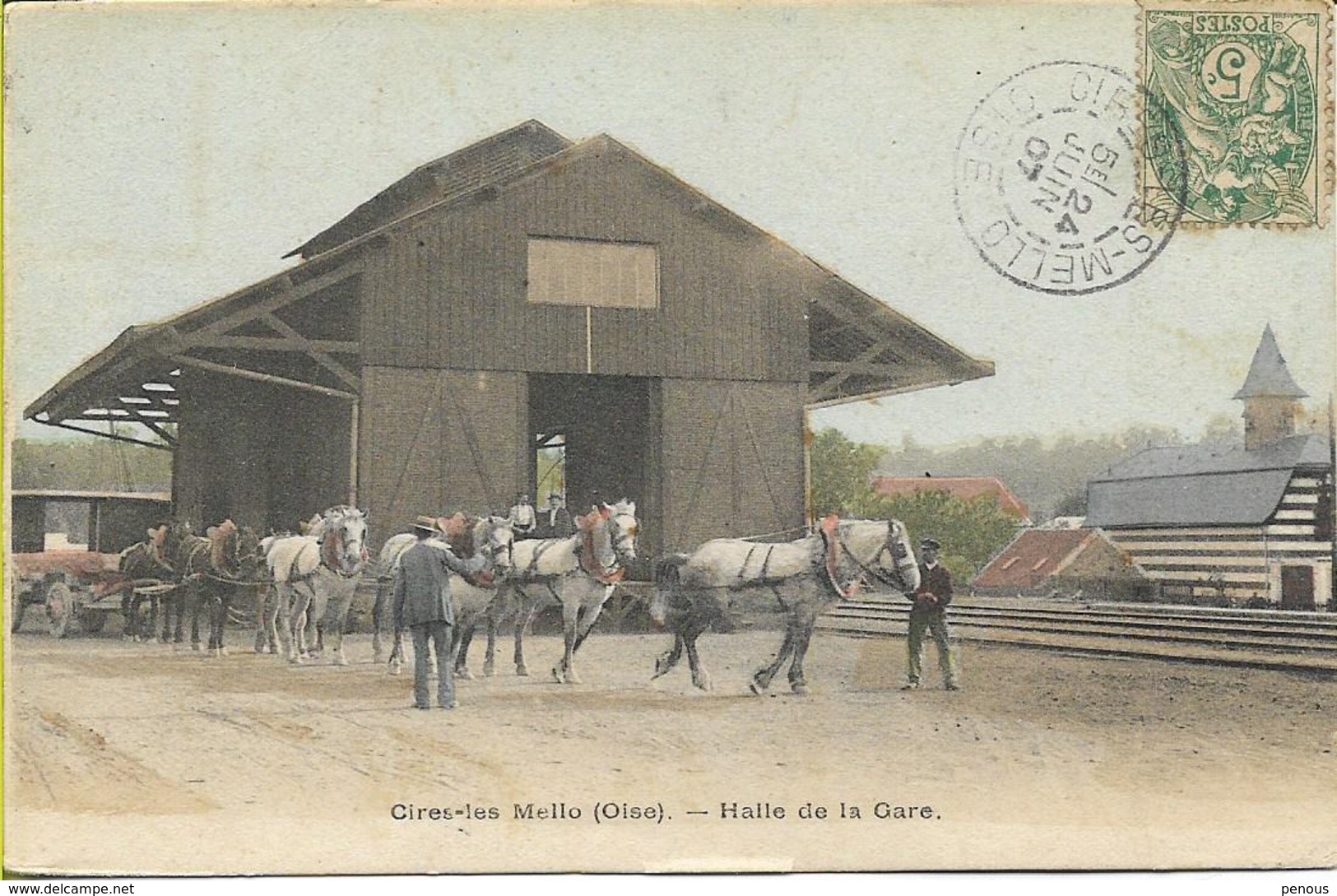 CIRE LES MELLO  Halle De La Gare  (attelage De Fardier) - Other & Unclassified