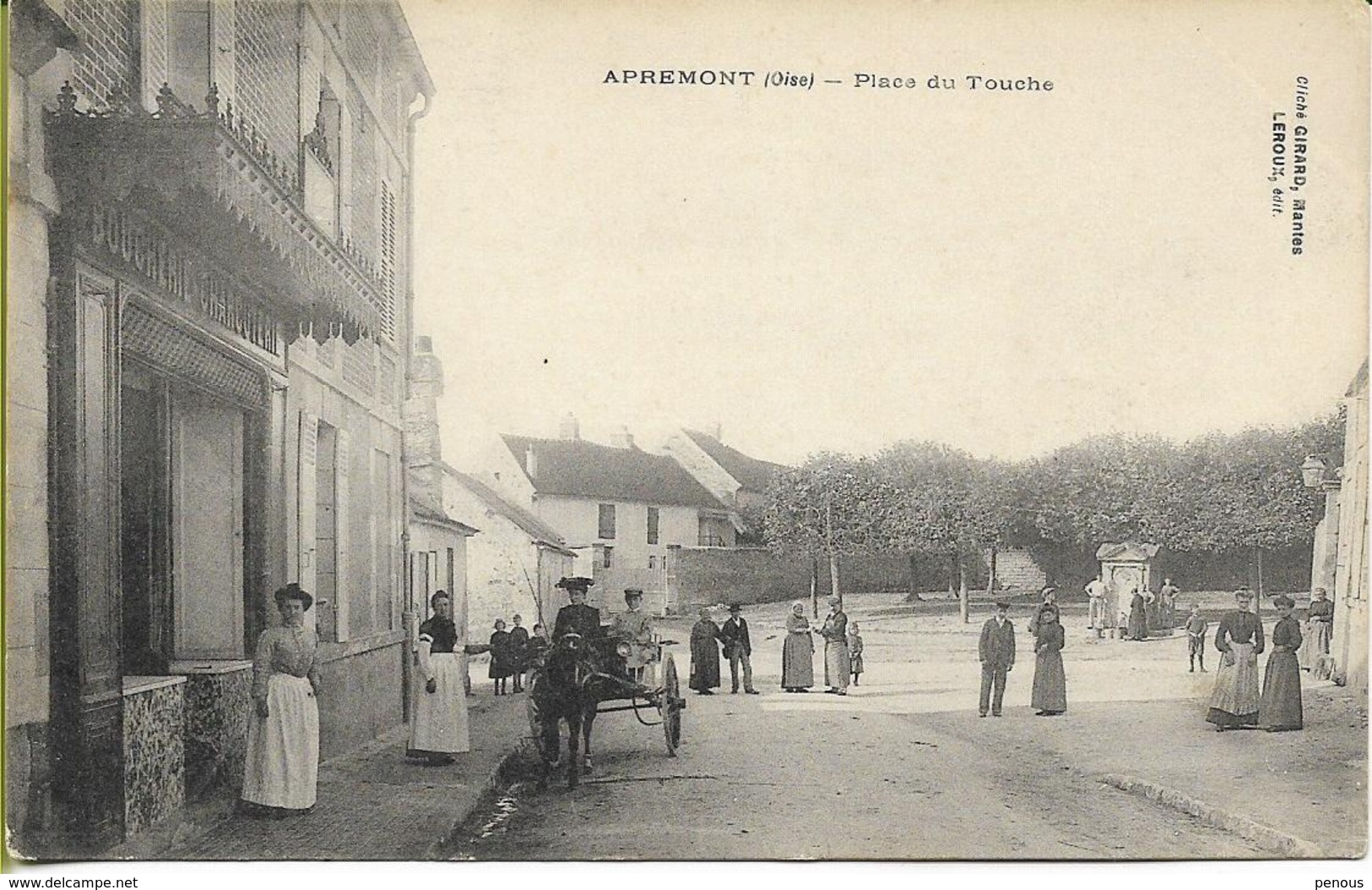 APREMONT  (Oise) Place Du Touche - Other & Unclassified