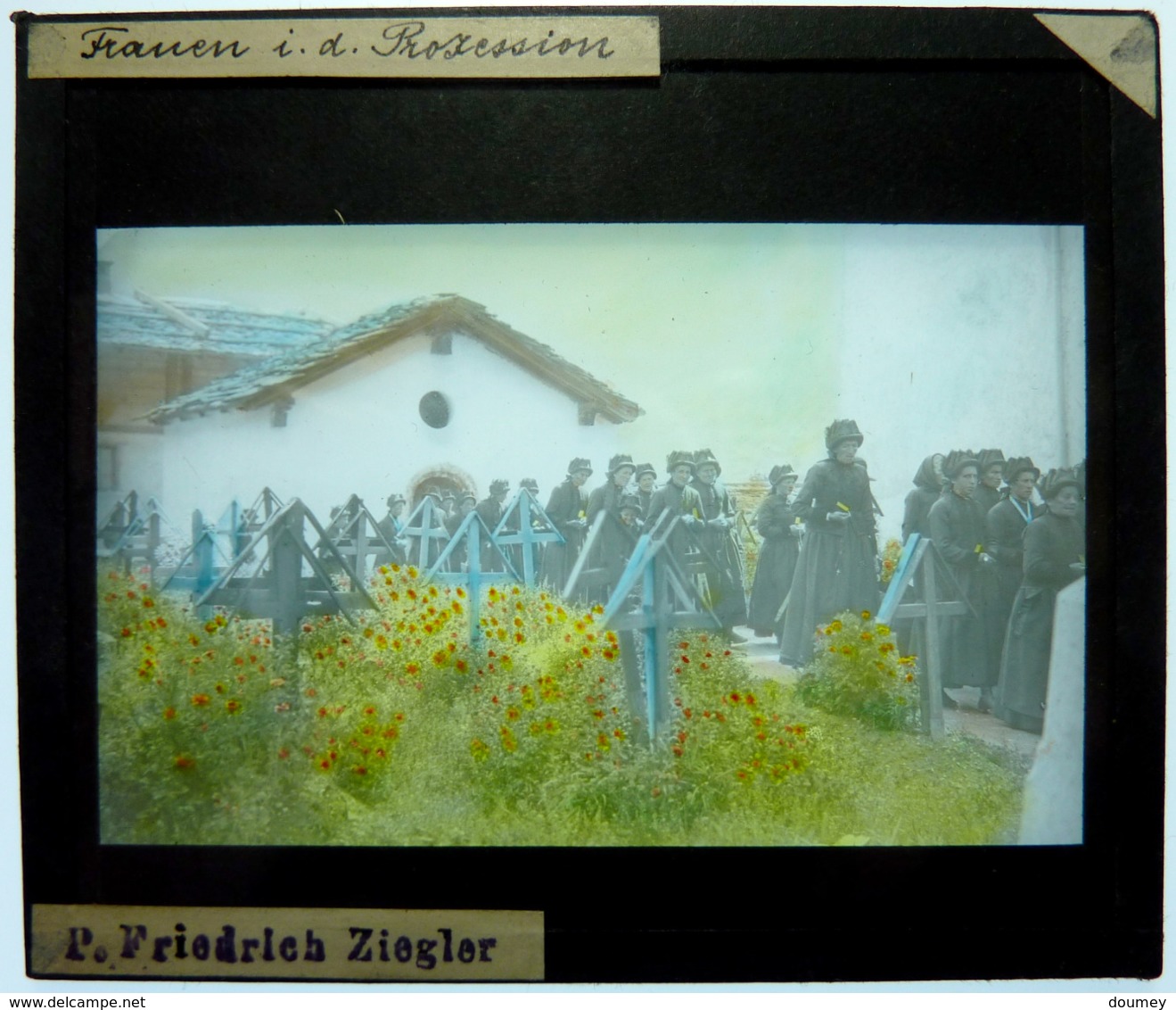 PHOTO D'UN ENSEMBLE ETHNOLOGIQUE ET GEOGRAPHIQUE SUR LA SUISSE - Glass Slides