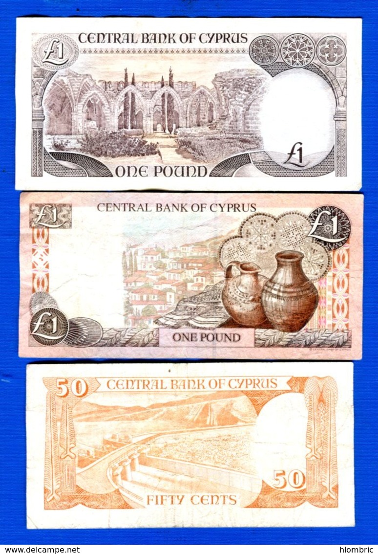 Chypre  3  Billets - Cyprus