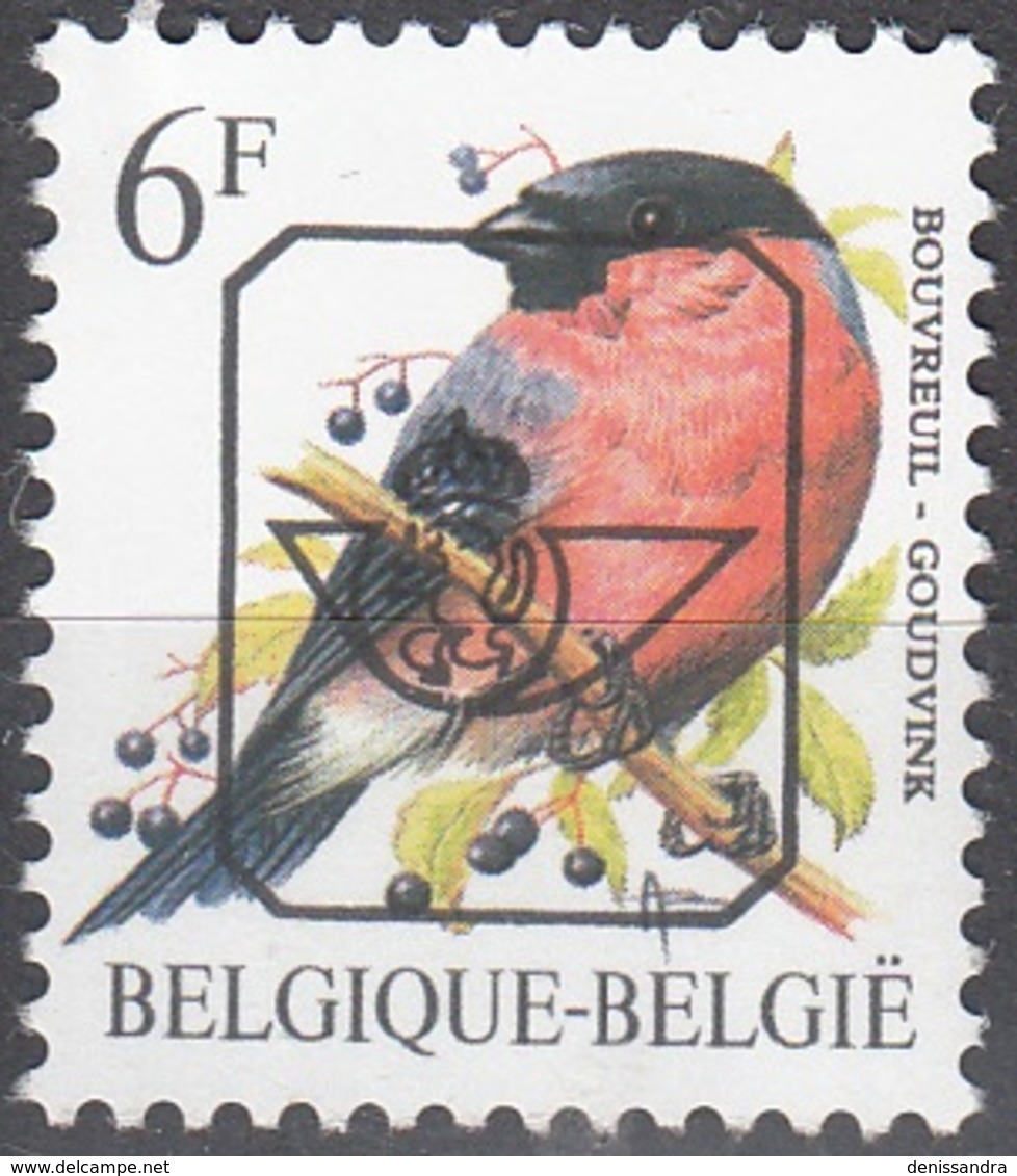 Belgique 1991 COB Préo 828 Neuf ** Cote (2016) 0.90 Euro Bouvreuil - Tipo 1986-96 (Uccelli)