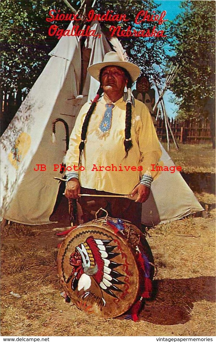 274687-Native American Sioux Indian, Chief Henry Whitecalf, Ogallala Nebraska, Dunlap-Henline By Dexter Press No 96607-B - Native Americans