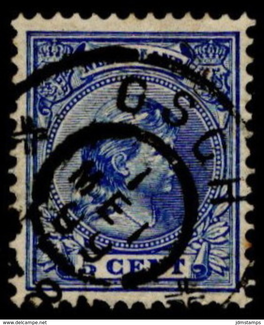 NTH SC #41 U 1894 P Wilhelmina W/SON "OSCH/1 MEI 99" CV $0.25 - Used Stamps