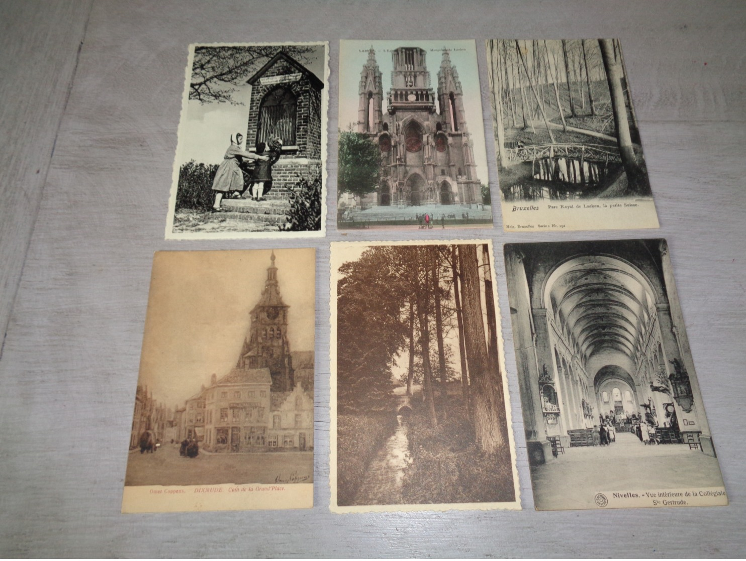 Beau lot de 60 cartes postales de Belgique       Mooi lot van 60 postkaarten van België   - 60 scans