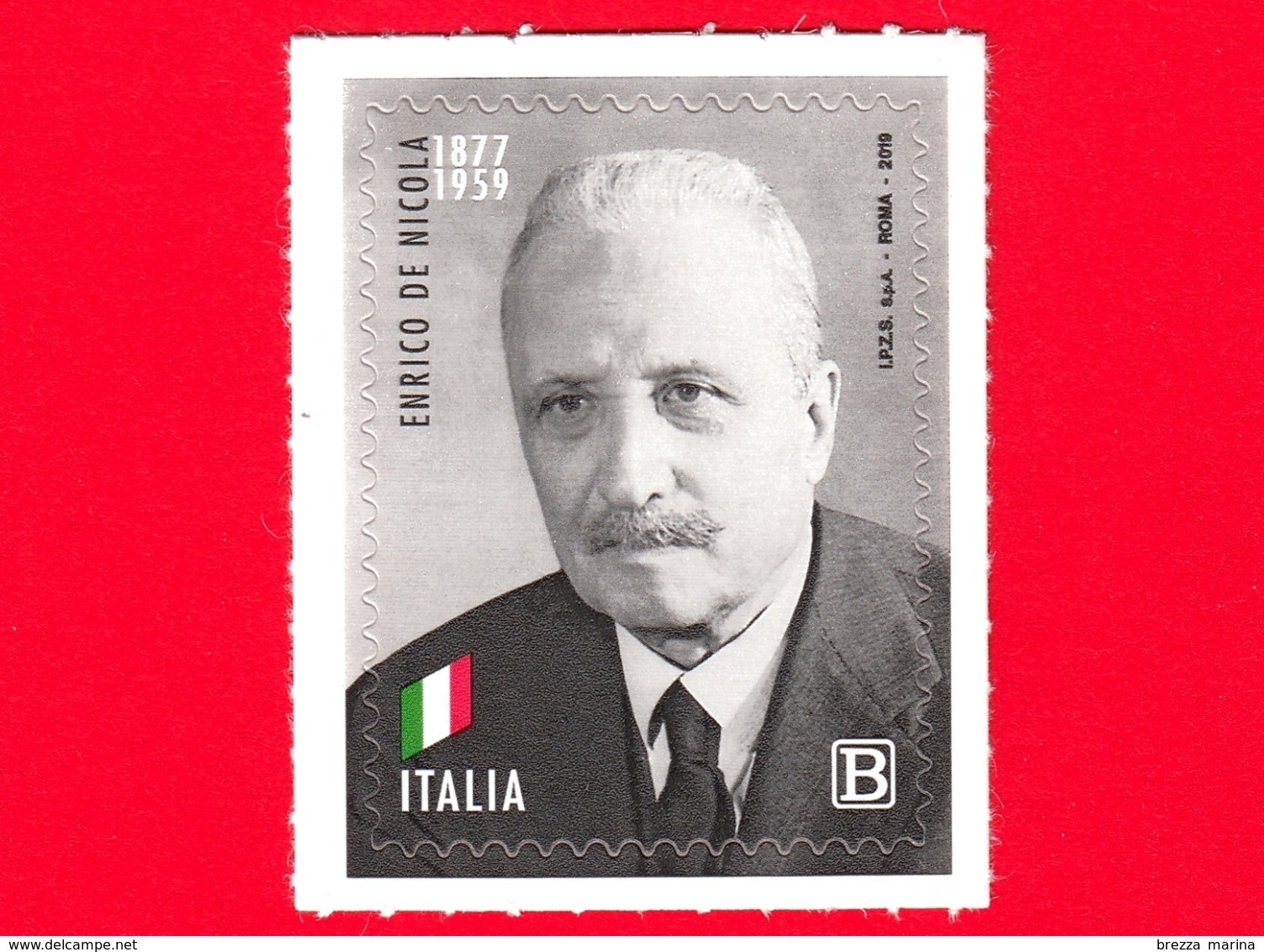 Nuovo - MNH - ITALIA - 2019 - 60 Anni Della Morte Di Enrico De Nicola, Presidente – Ritratto – B - 2011-20: Mint/hinged