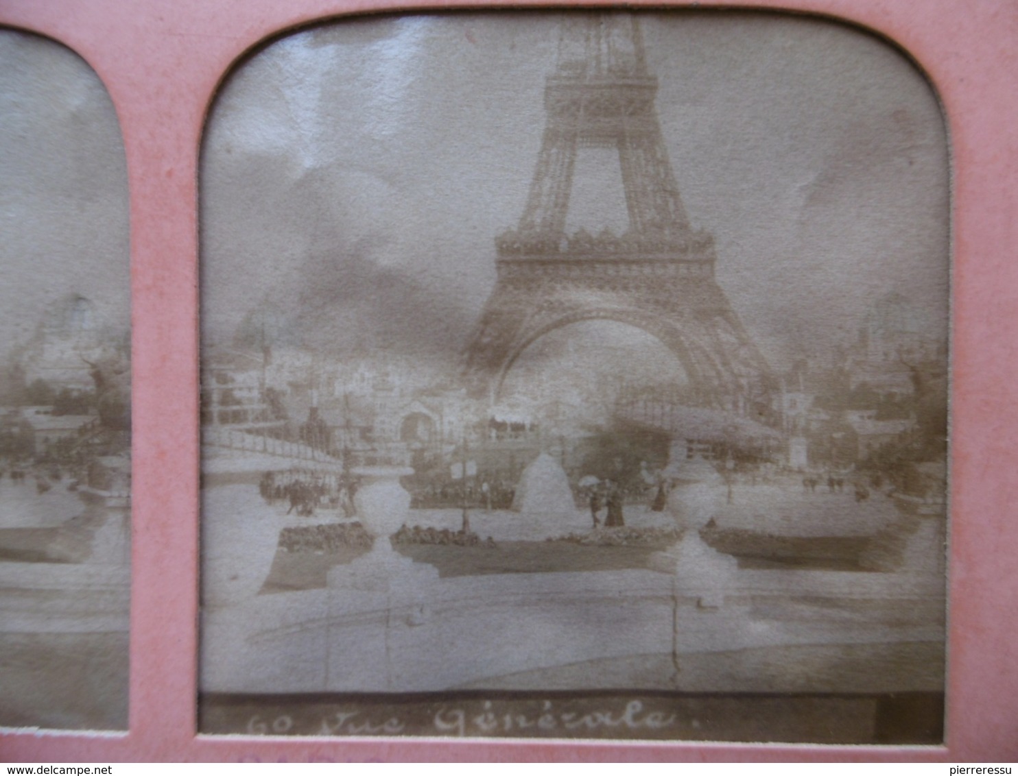 TOUR EFFEIL EXPOSITION UNIVERSELLE 1889 PHOTO STEREO - Photos Stéréoscopiques