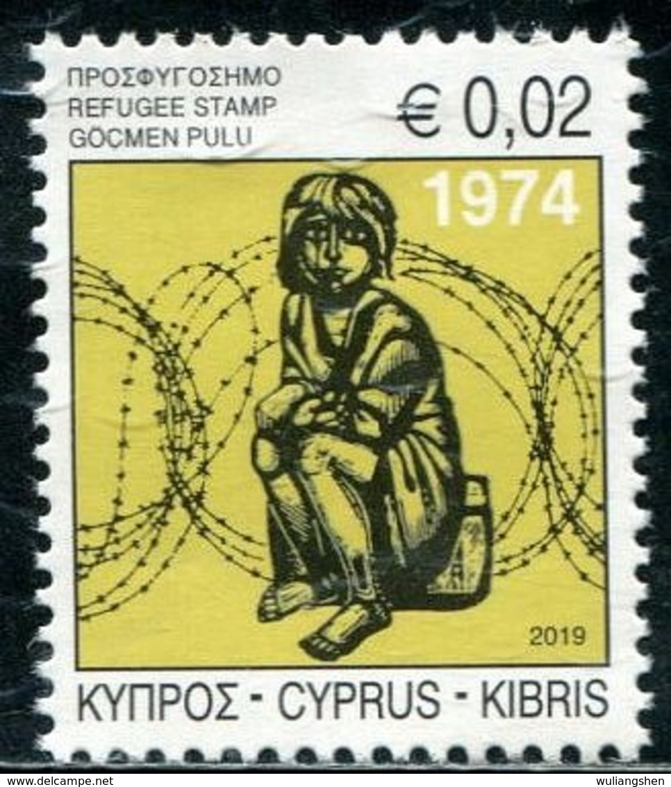 XC0931 Cyprus 2019 Refugee Children 1V MNH - Altri & Non Classificati