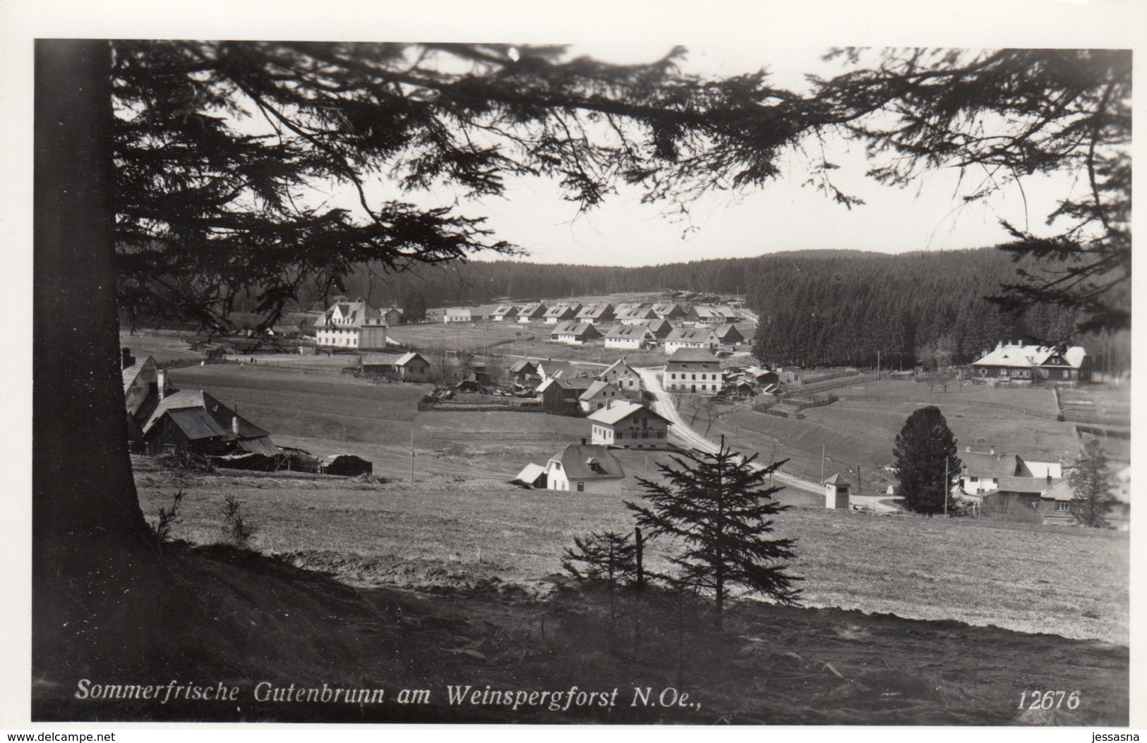 AK - NÖ- Gutenbrunn (Bez. Zwettl) - Ortsansicht - 1938 - Zwettl