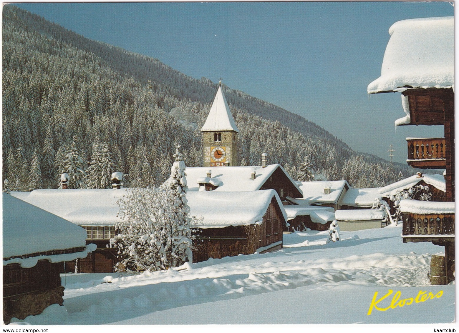 Klosters, 1250 M. ü. M. - Graubünden - (Suisse/Schweiz) - Klosters