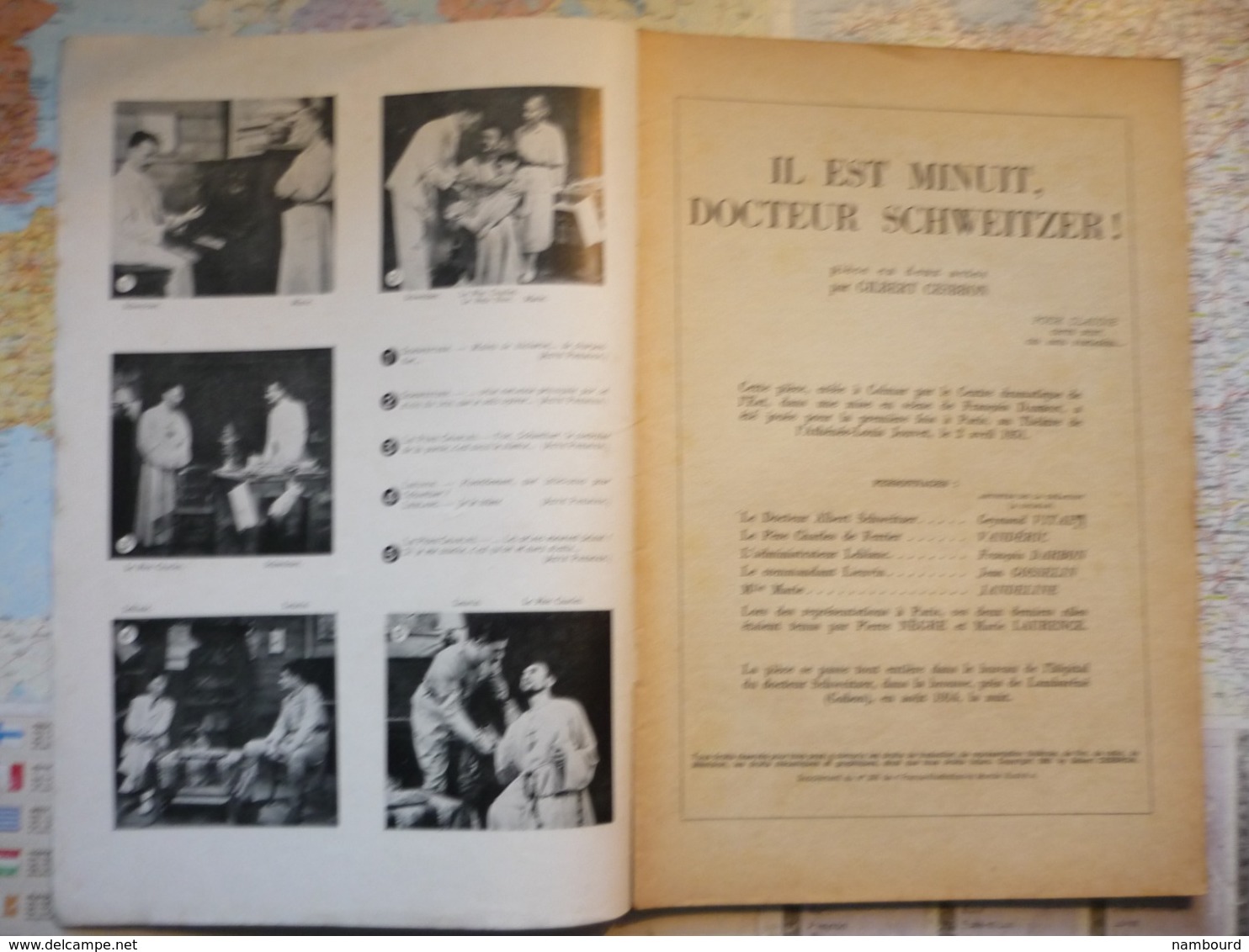 France Illustration Le Monde Illustré Supplément Théâtral & Littéraire N°90 Il Est Minuit Docteur Schweitzer / G Cesbron - Other & Unclassified