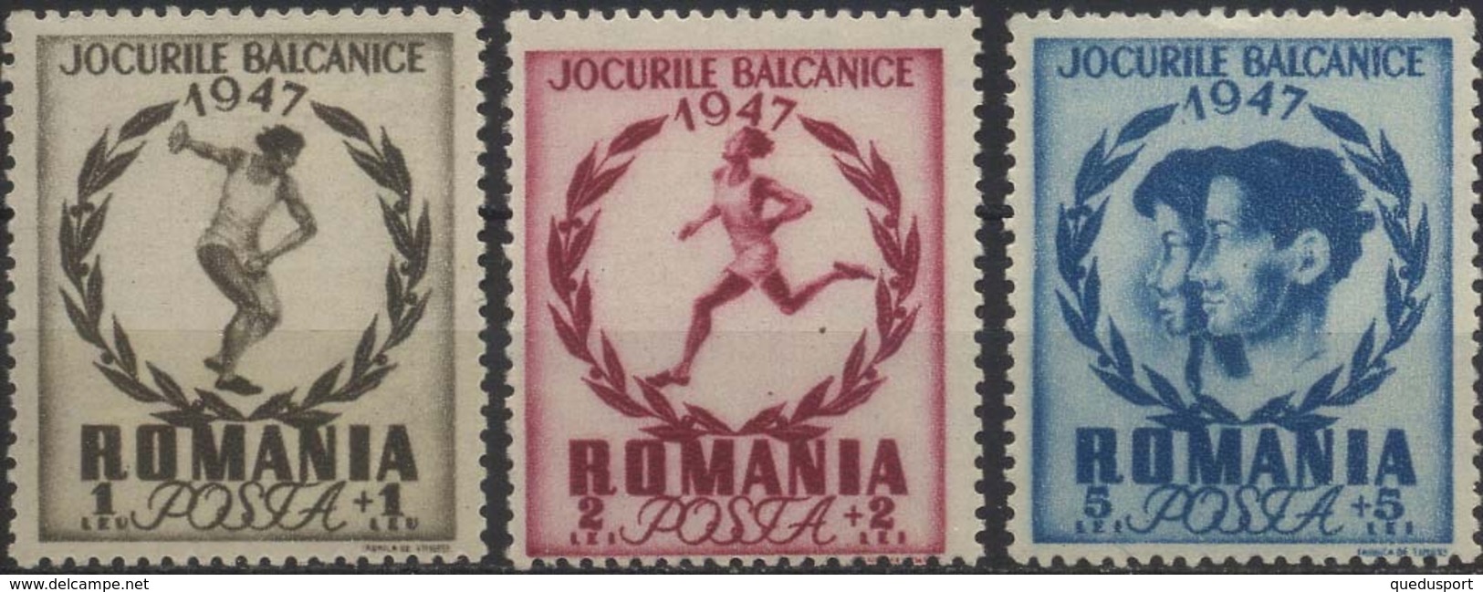 --- 1947 Roumanie Y. 999 / 1001* M. 1096 / 1098* - Nuevos