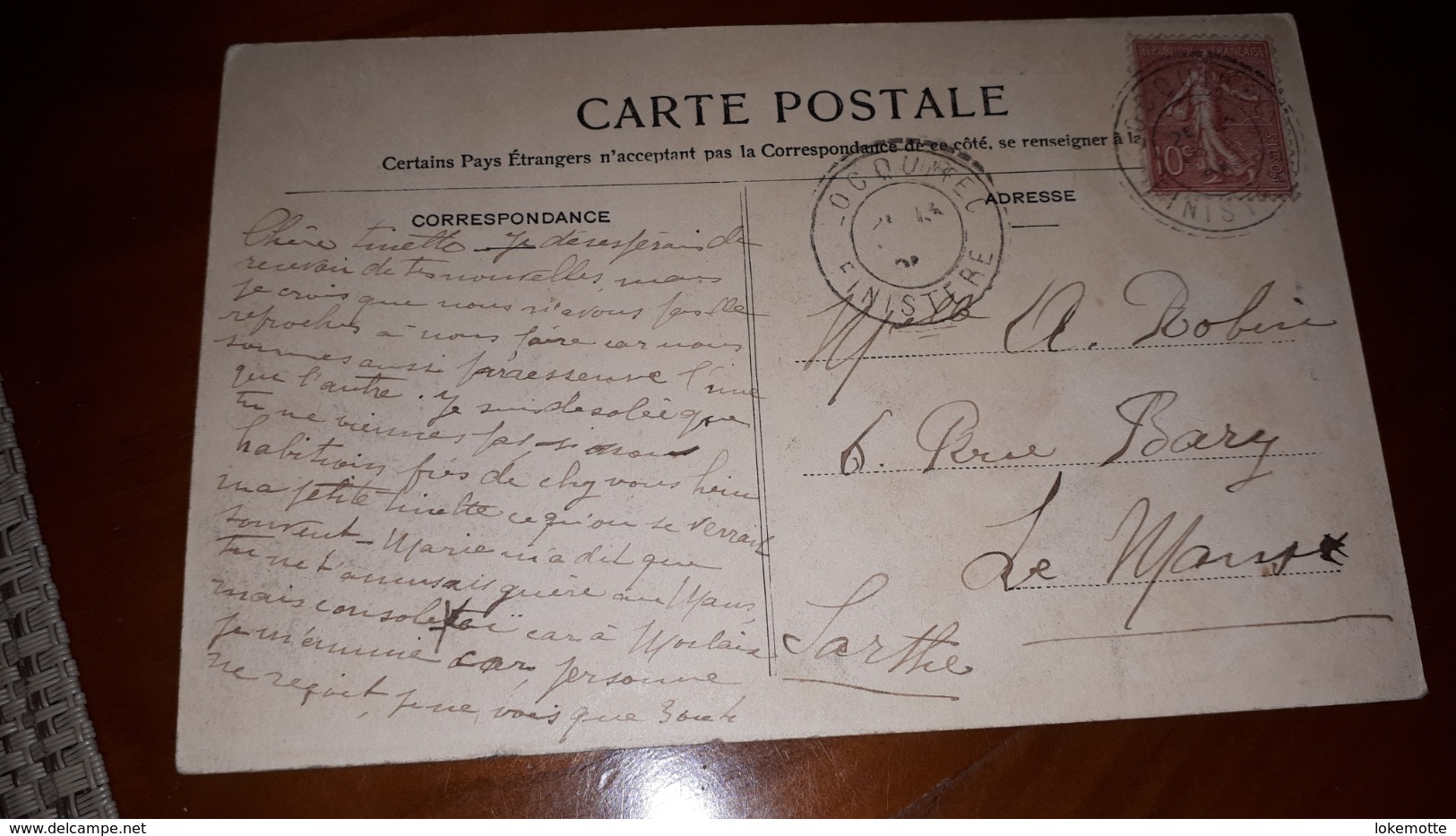 Carte Postale LOCQUIREC "Le Fortin De L'hôtel " - Locquirec