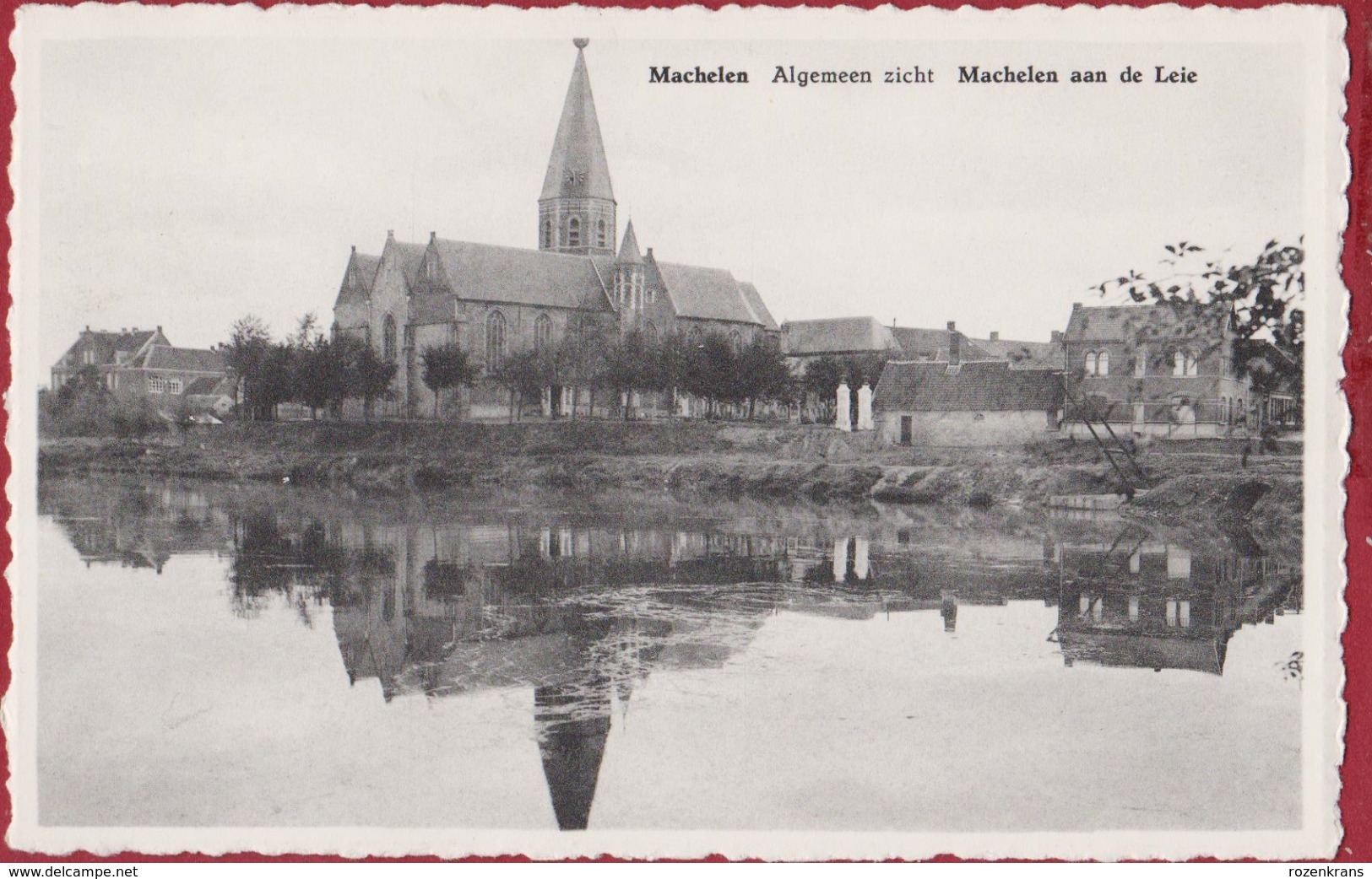 Machelen Aan De Leie Gent Algemeen Zicht Sint-Michiel-en-Cornelius-en-Ghislenuskerk Kerk (In Zeer Goede Staat) - Zulte