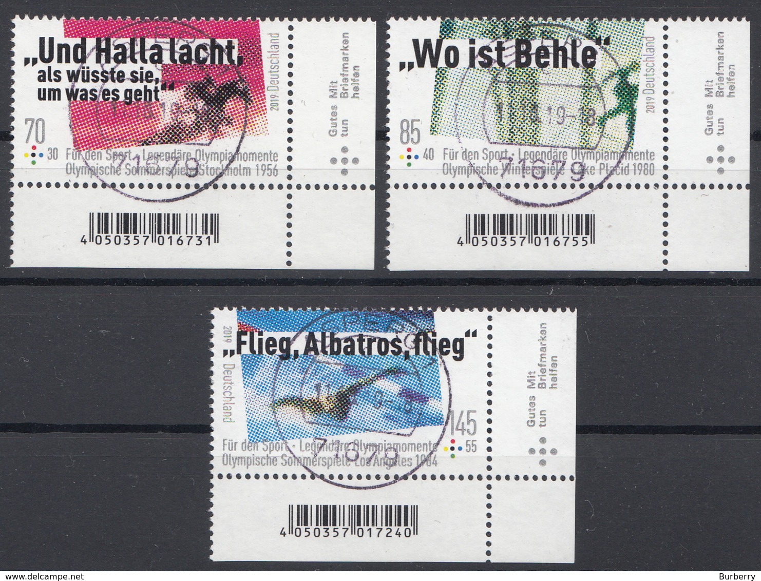 Bund - Neuheiten 2019 Mi. 3460-62 - Rundgestempelt - Used Stamps