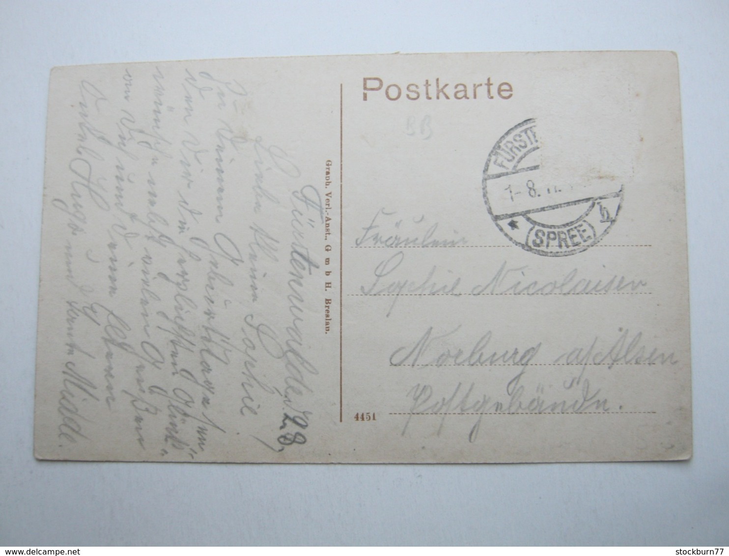 FÜRSTENWALDE , Strasse , Schöne Karten Um 1917 - Fuerstenwalde