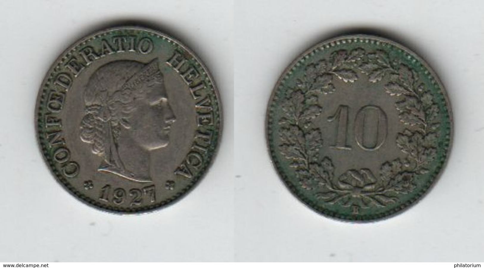 SUISSE 10 Rappen 1927 Switzerland - Otros & Sin Clasificación