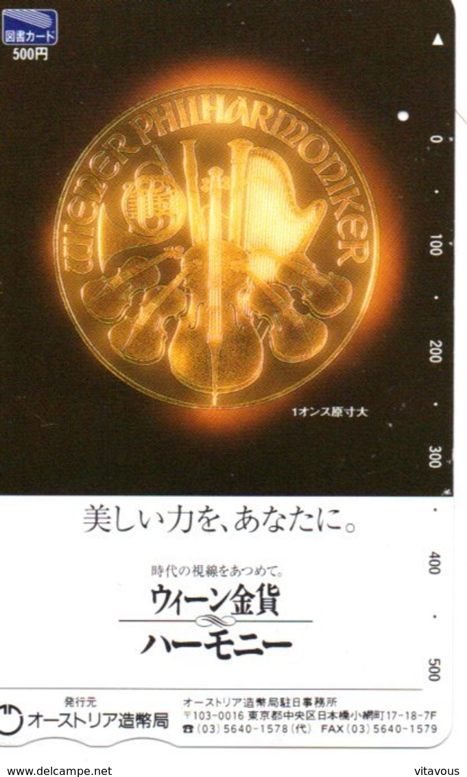 Médaille  Pièce Guitare Carte Prépayée Japon Card  Karte (G 239) - Sellos & Monedas
