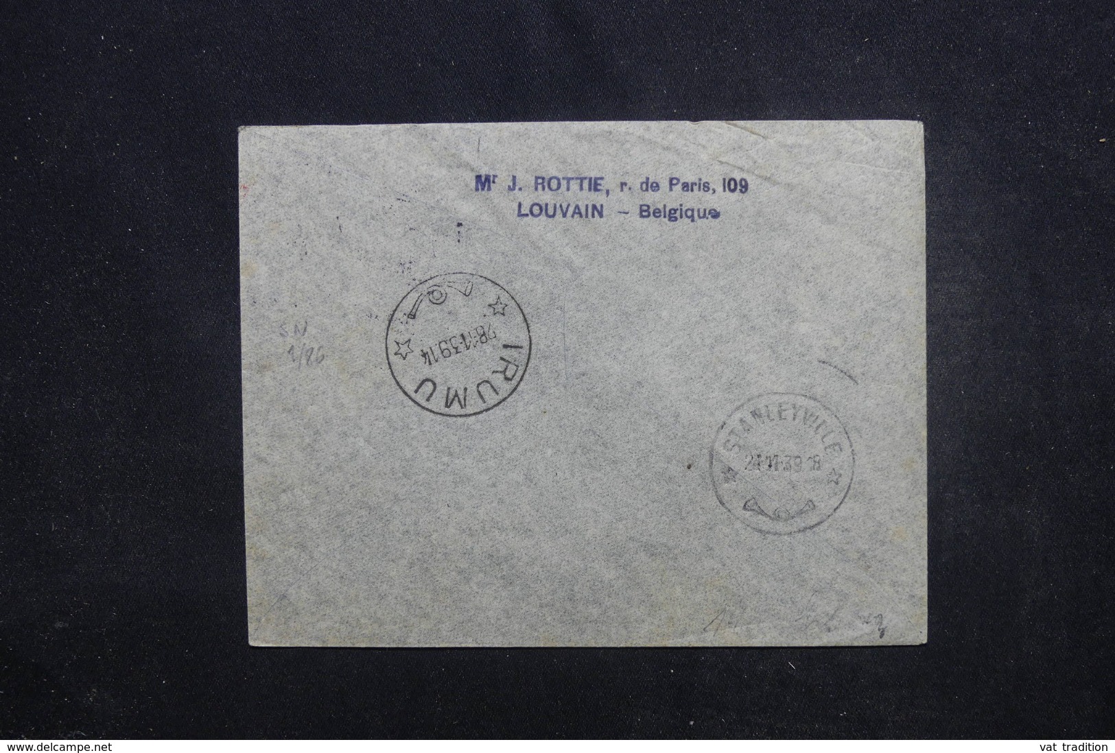 CONGO BELGE - Enveloppe 1er Vol Bumba / Irumu En 1939, Affranchissement Plaisant - L 45444 - Cartas & Documentos