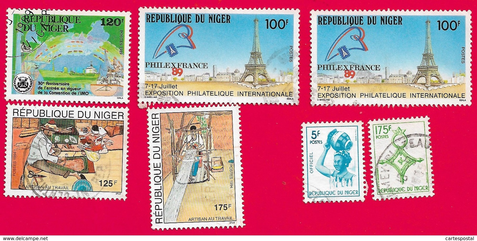 4402  --  REPUPLIQUE DU NIGER - Lot De Timbres Oblitérés - Niger (1960-...)