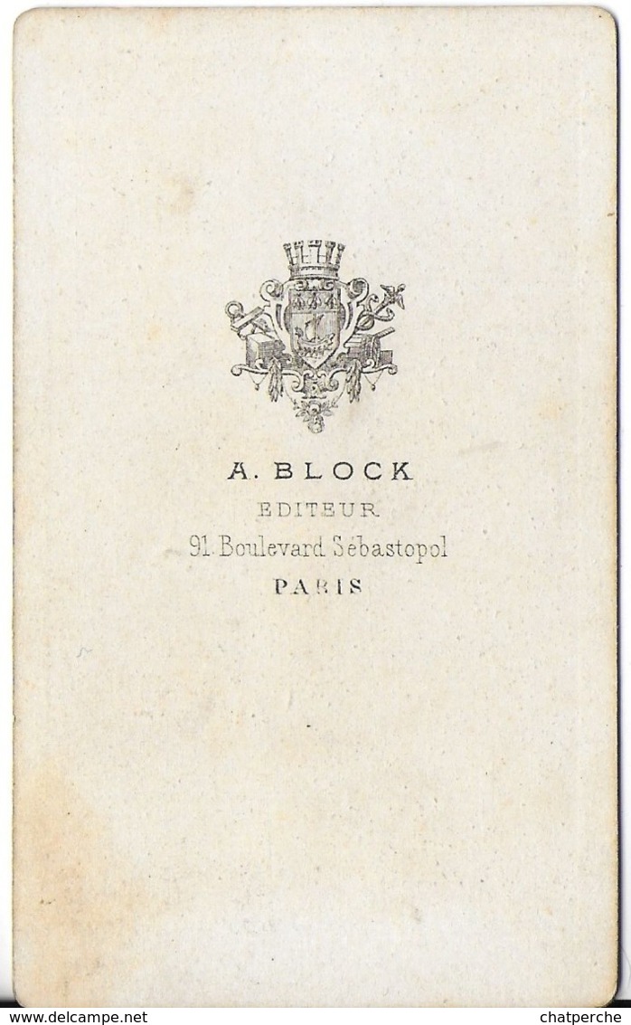 CDV PHOTO PHOTOGRAPHIE PERSONNAGES CÉLÈBRES HOMMES POLITIQUE GOUVERNEMENT  NATIONAL DE LA DÉFENSE EN 1870 PHOTO BLOCK - Persone Identificate