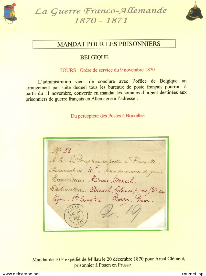 Lot De 23 Lettres Adressées Ou En Provenance De Prisonniers De Guerre. Bel Ensemble. - War 1870