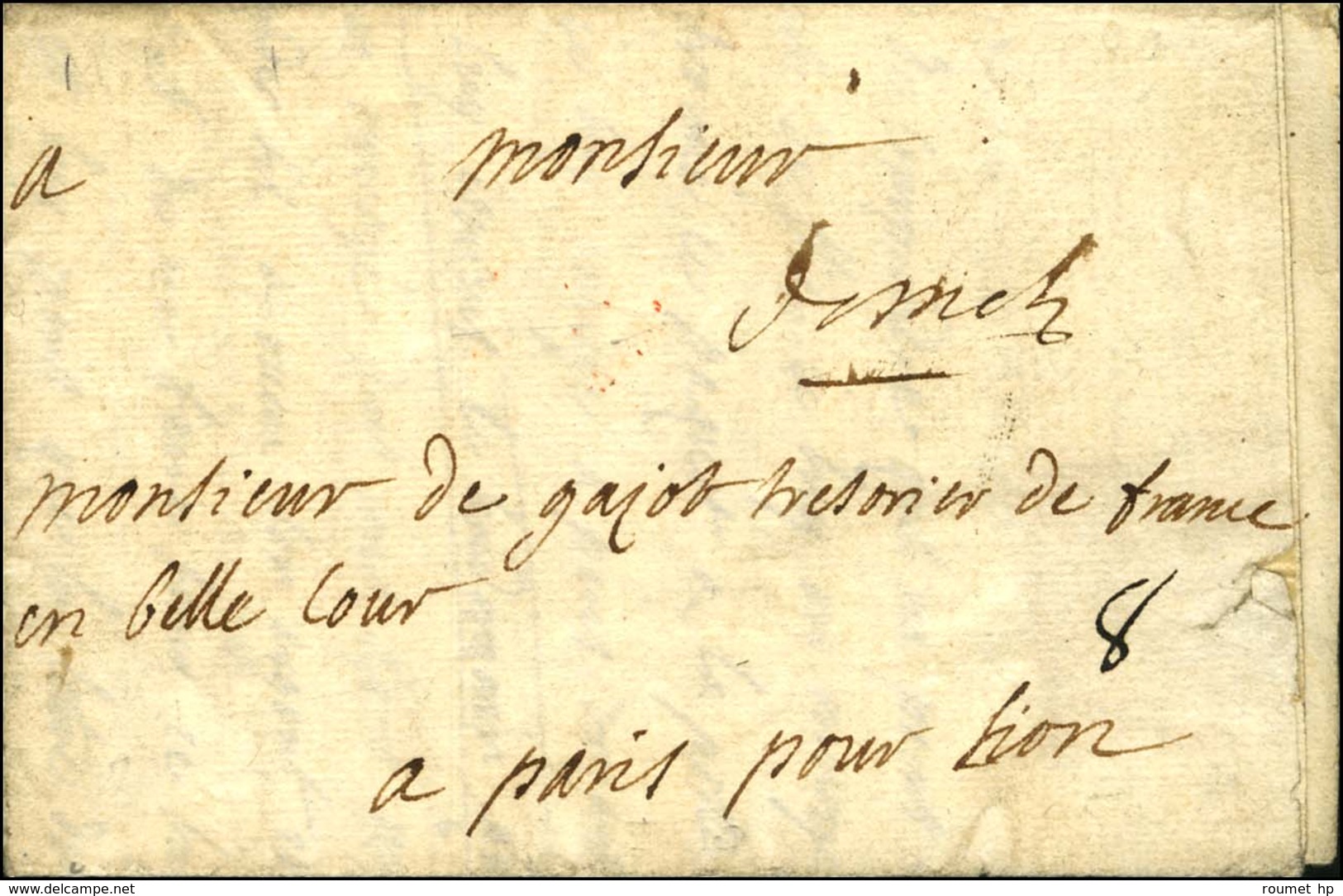'' De Metz '' (L N° 1) Sur Lettre Avec Texte Daté De Metz Le 29 Janvier 1689. - TB. - R. - ....-1700: Vorläufer