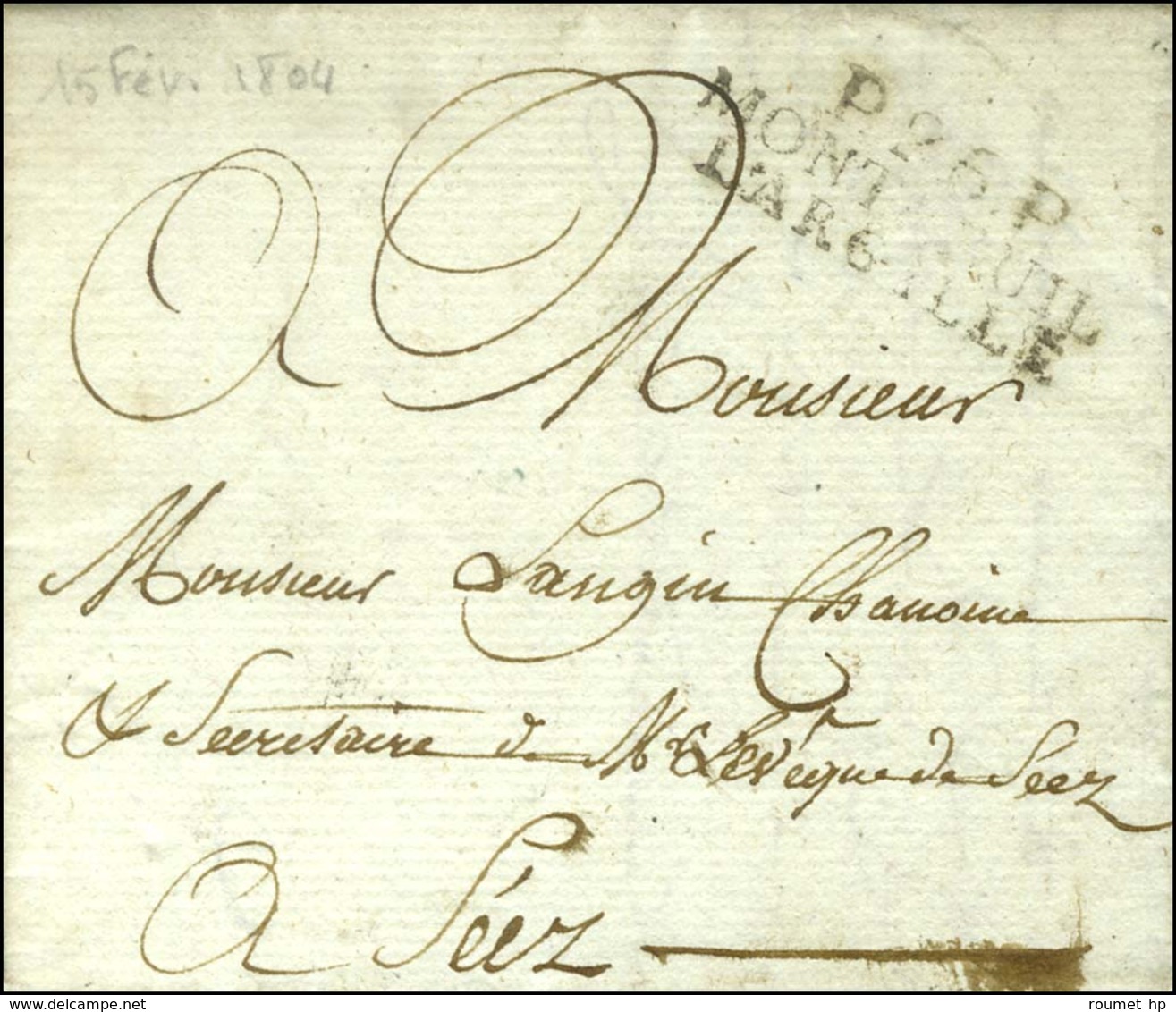 P.26.P. / MONTREUIL / L'ARGILLE. 1804. - TB. - 1801-1848: Precursores XIX