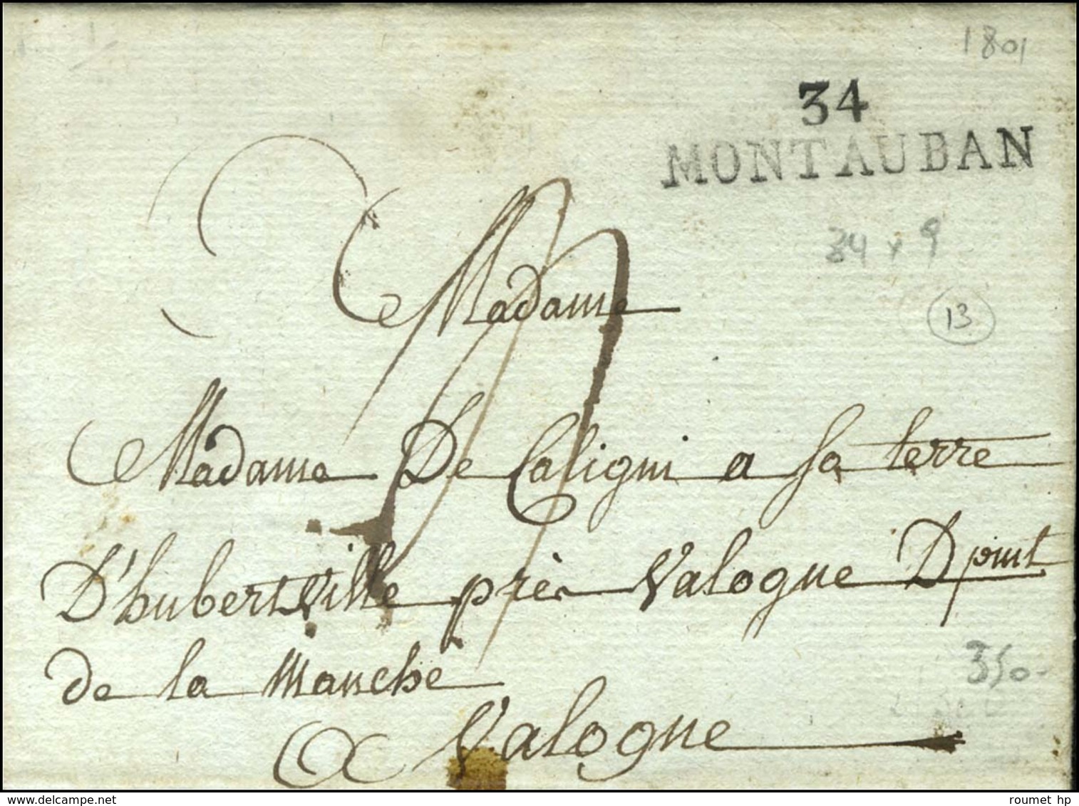 34 / MONTAUBAN. 1801. - SUP. - 1801-1848: Precursors XIX