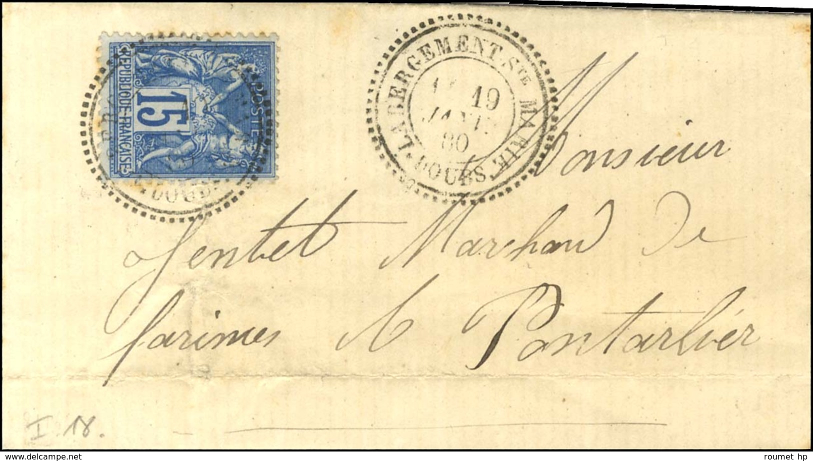 Càd T 25 LABERGEMENT Ste MARIE / DOUBS / N° 90. 1880. - TB / SUP. - Other & Unclassified