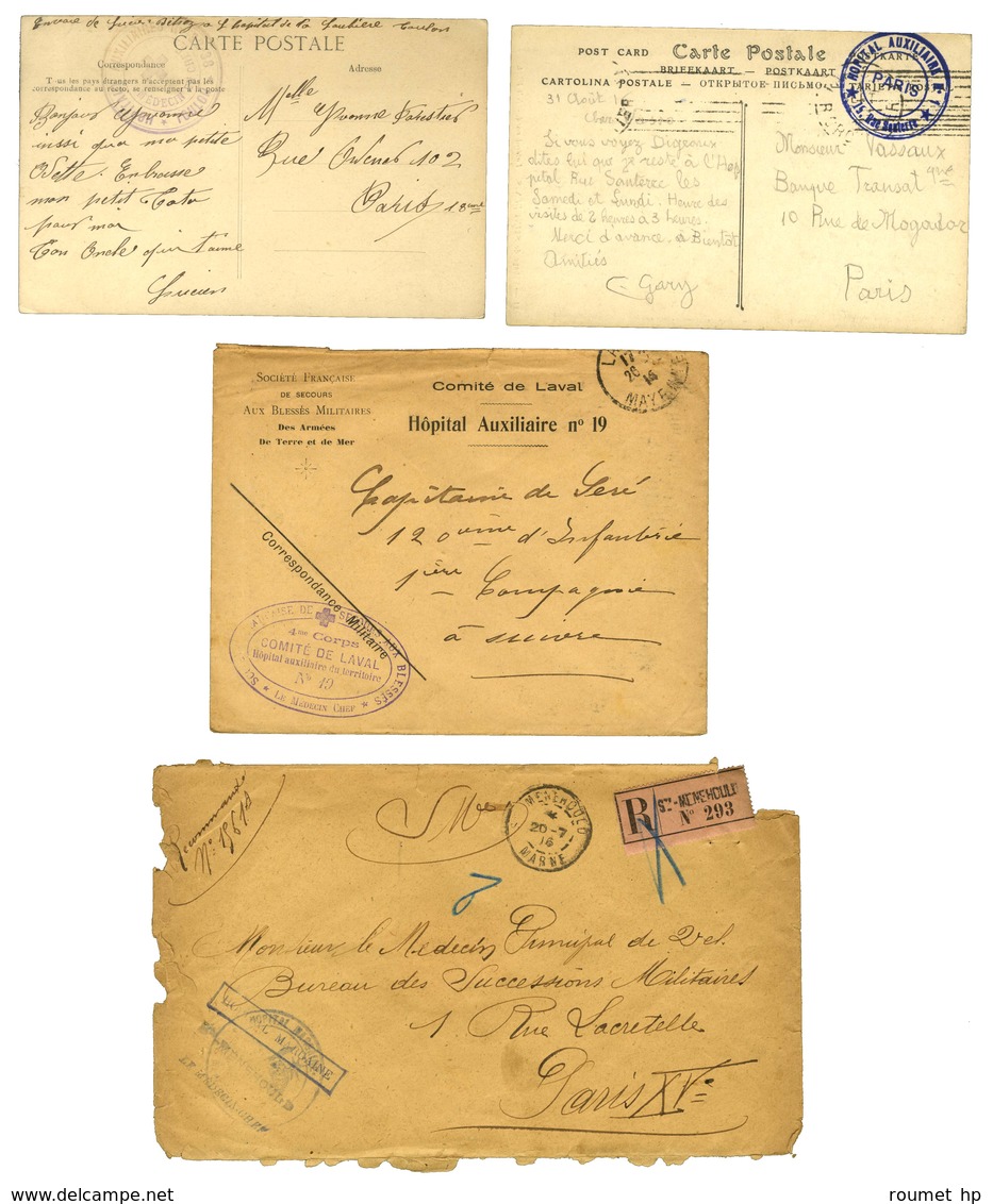 Lot De 135 Lettres Diverses De La Guerre De 14. - TB. - 1. Weltkrieg 1914-1918