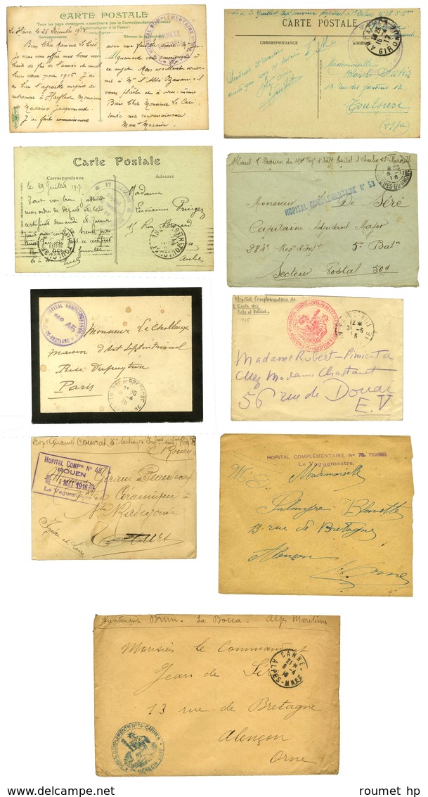 Lot De 135 Lettres Diverses De La Guerre De 14. - TB. - Guerra De 1914-18