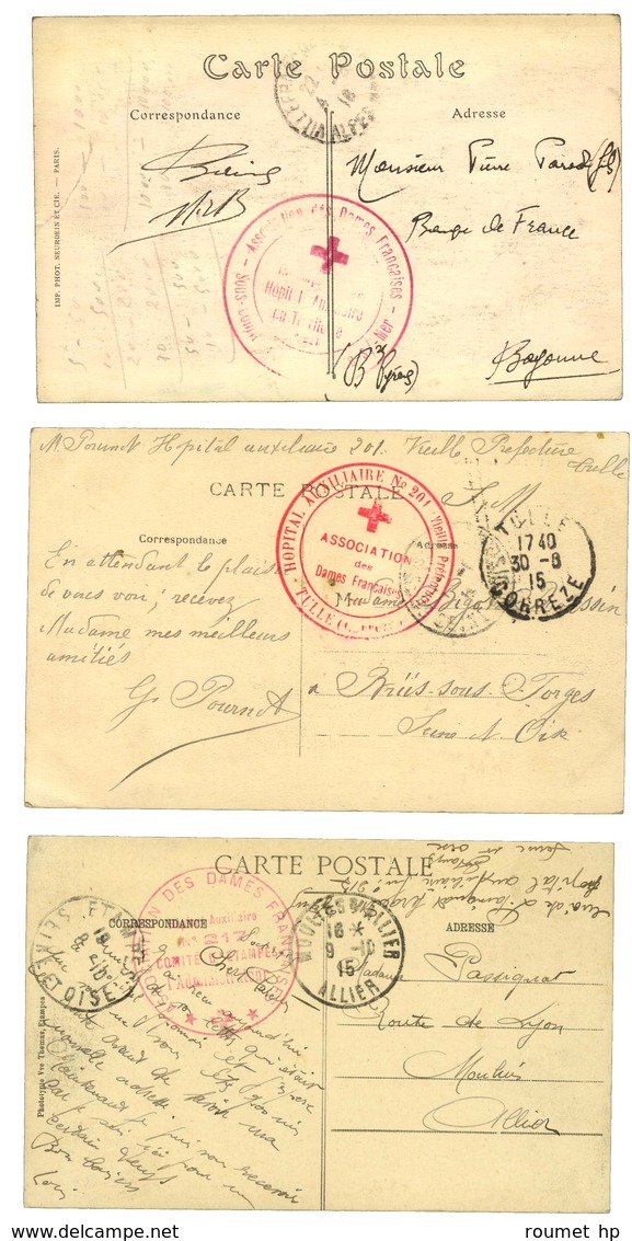 Lot de 135 lettres diverses de la Guerre de 14. - TB.