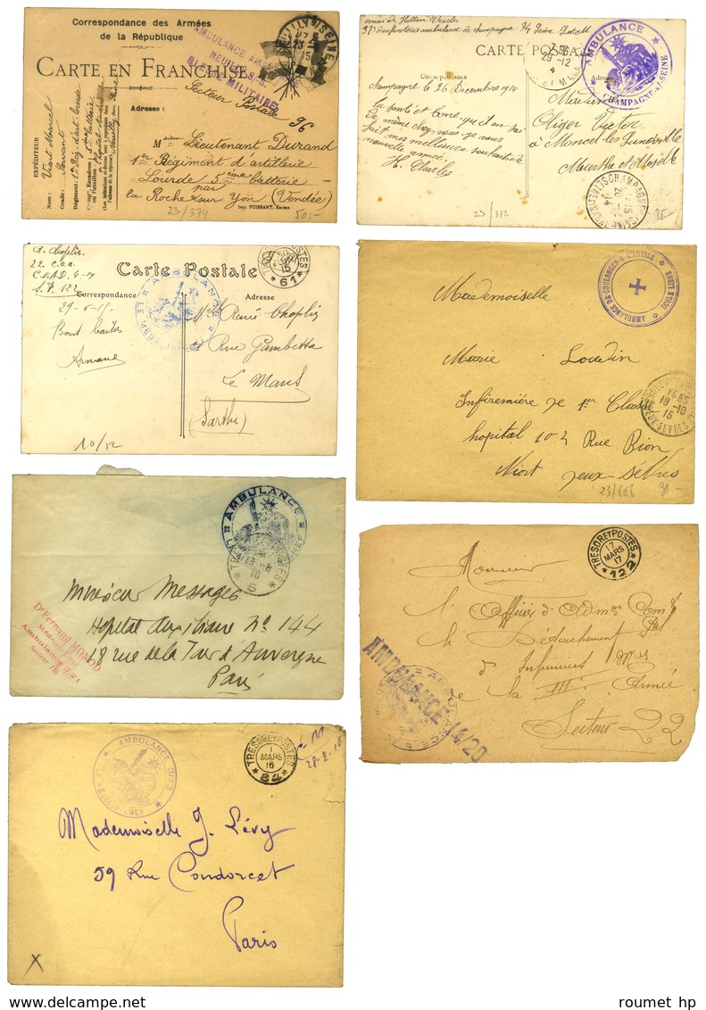 Lot De 140 Lettres Diverses De La Guerre De 14. - TB. - Guerra De 1914-18