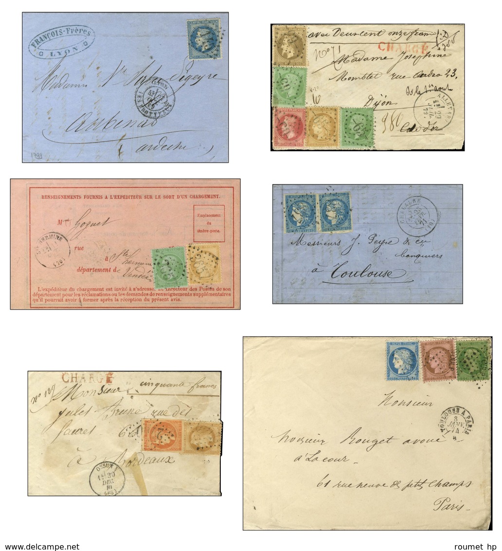 Lot De 17 Lettres De 1851 à 1880. - TB. - Sammlungen