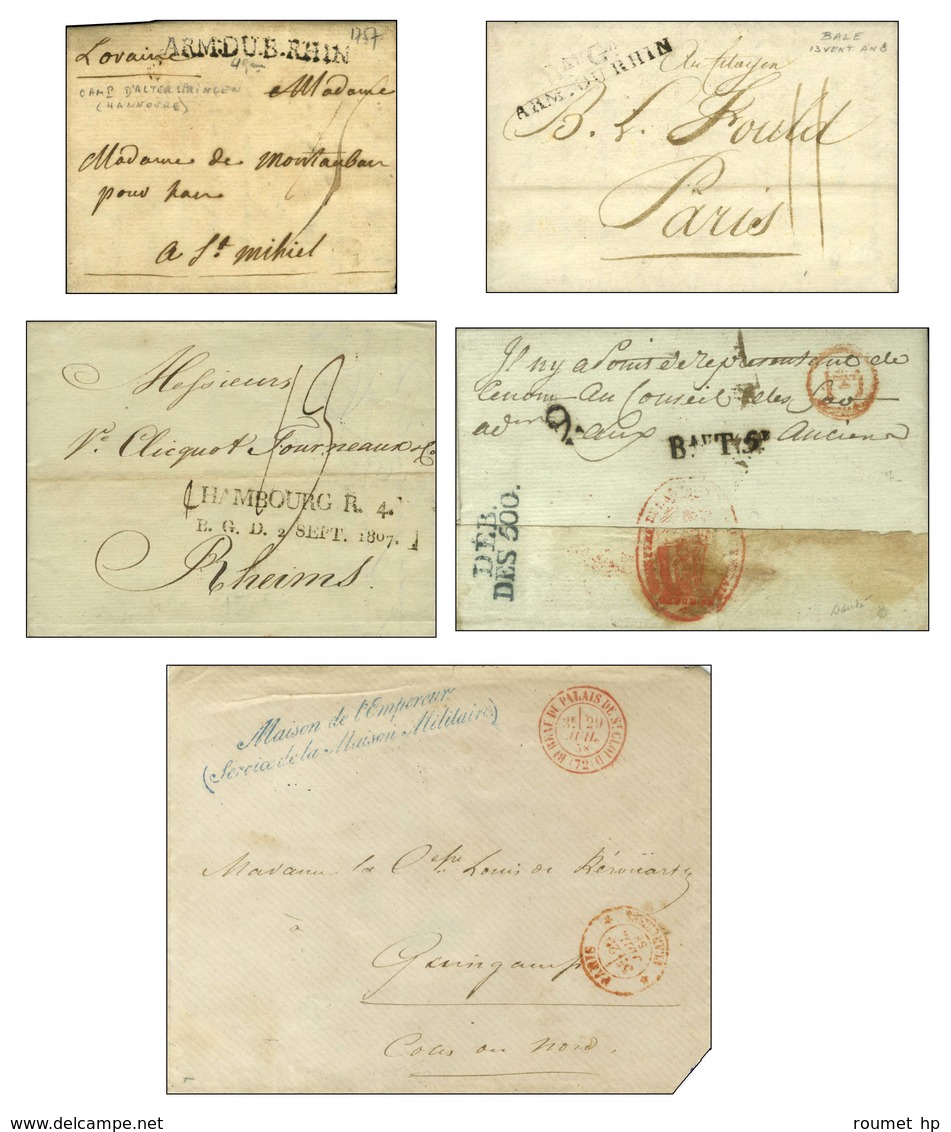 Lot De 11 Lettres Diverses Dont Maritime Et Colonies. - TB. - Colecciones Completas