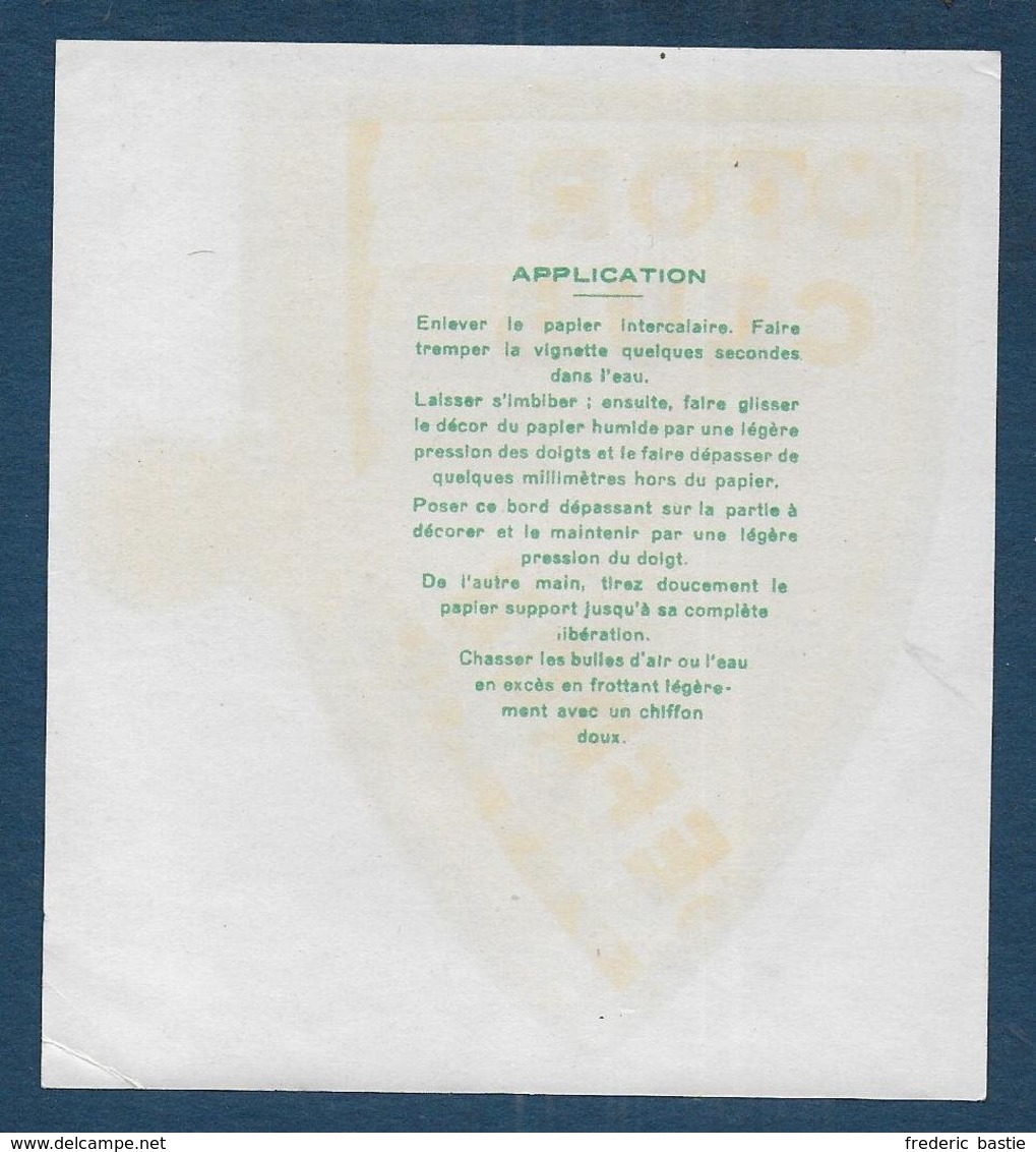 Motor Club SEFROU -Décalco 115 Mm X 105 Mm - Uniformes Recordatorios & Misc