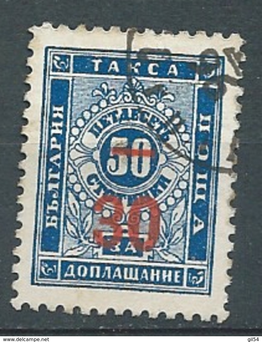 Bulgarie - Taxe    - Yvert N° 12 A   Oblitéré  - Ava 28228 - Timbres-taxe