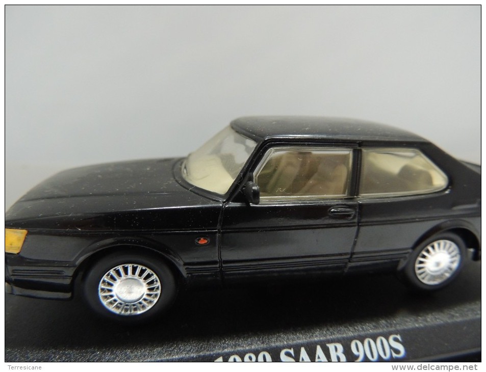 X SAAB 900 S 1980   DEL PRADO CAR COLLECTIONS 1/43 BASETTA DEDICATA NO BOX - Altri & Non Classificati