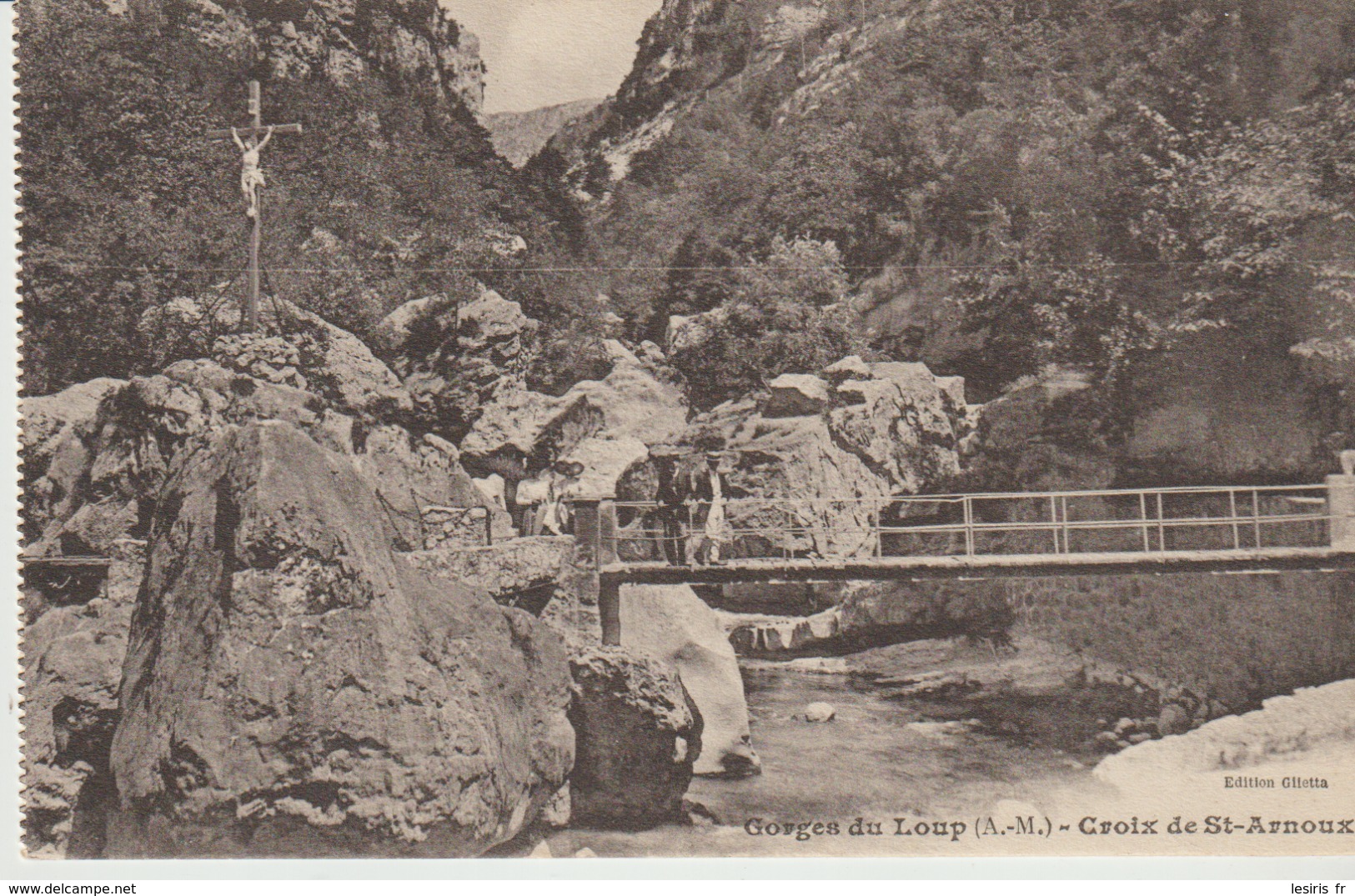 C. P. - GORGES DU LOUP - CROIX DE SAINT ARNOUX - GILETTA - ANIMÉE - - Sonstige & Ohne Zuordnung