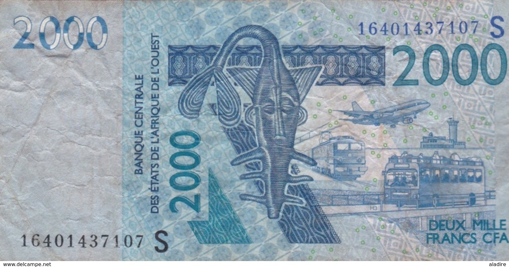 2000 Francs CFA - Banque Centrale Des états De L'Afrique De L'ouest - Utilisé -  2003 - 16401437107S - Altri – Africa