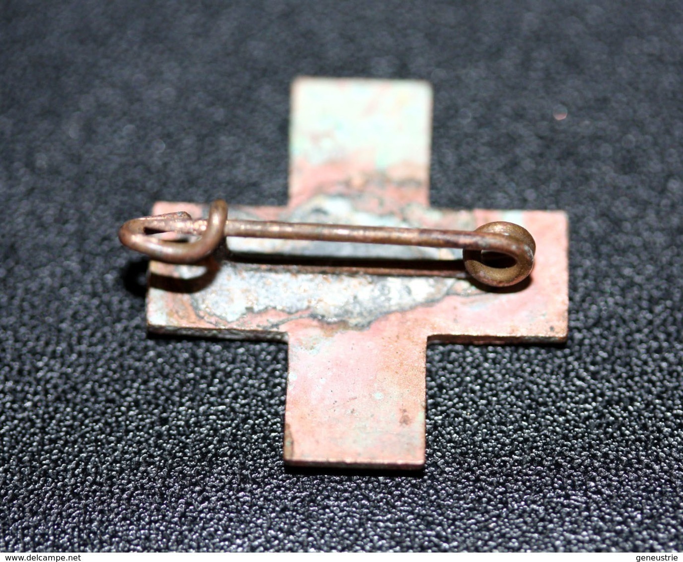 WWI Broche Insigne D'infirmier 14/18 "Croix Rouge - Red Cross" Poilu - Tranchées WW1 - 1914-18