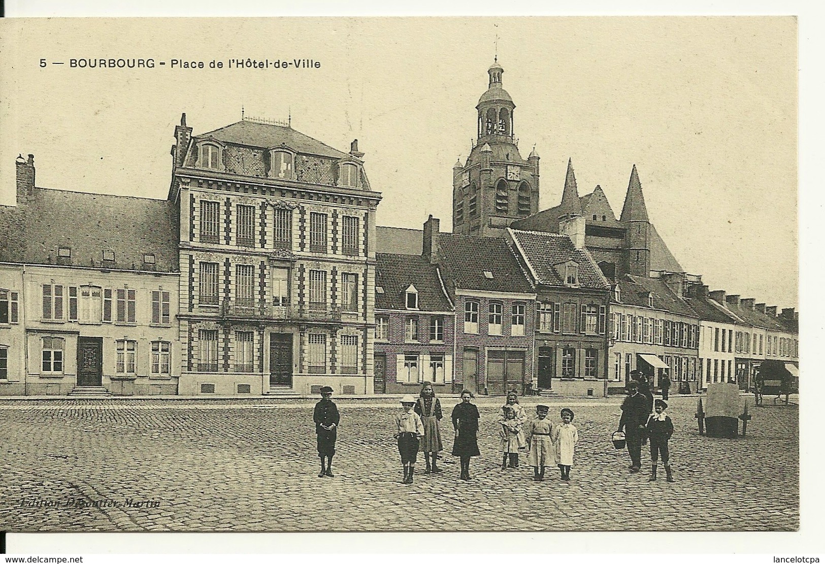 59 - BOURBOURG / PLACE DE L'HOTEL DE VILLE - Autres & Non Classés